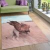 Lion Area Rug Living Room Rug US Gift Decor