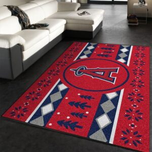 Los Angeles Angels Mlb Area Rug Carpet