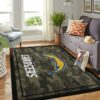 Los Angeles Chargers Area Rug Nfl Team Football Floor Decor Area Rug Rugs For Living Room
