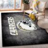 Los Angeles Chargers Imperial Distressed Rug NFL Area Rug For Christmas