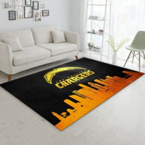 Los Angeles Chargers NFL Area Rug For Christmas