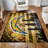 Los Angeles Chargers Nfl Area Rug For Christmas Living Room Rug Home US Decor