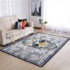 Los Angeles Chargers Nfl Team Logo Skull Flower Style Nice Gift Home Decor Rectangle Area Rug