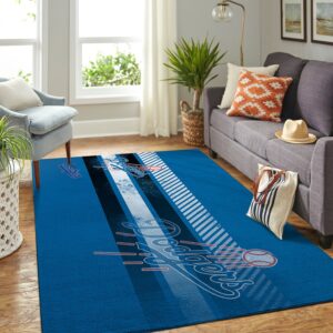 Los Angeles Dodgers Mlb Team Logo Nice Gift Home Decor Rectangle Area Rug