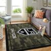 Los Angeles Kings Nhl Team Logo Camo Style Nice Gift Home Decor Area Rug Rugs For Living Room
