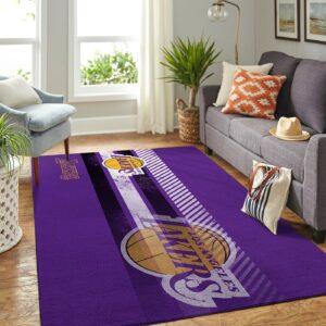 Los Angeles Lakers Nba Team Logo Nice Gift Home Decor Rectangle Area Rug