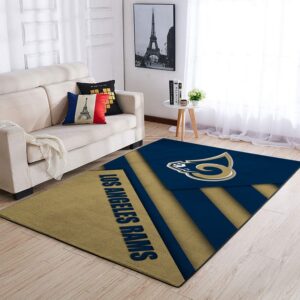 Los Angeles Rams Area Rug Nfl Football Floor Decor 1910071
