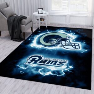 Los Angeles Rams NFL Area Rug Living Room Rug Floor Decor Home Decor