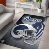 Los Angeles Rams Nfl Football Team Area Rug Rugs For Living Room Rug Home Decor