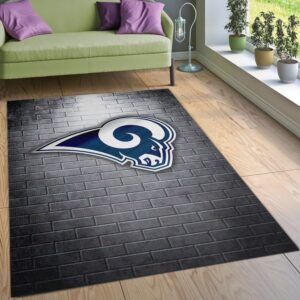 Los Angeles Rams Nfl Rug Bedroom Rug Home US Decor