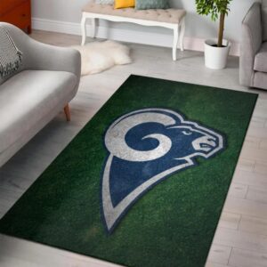 Los Angeles Rams Nfl Team Area Rug Rugs For Living Room Rug Home Decor