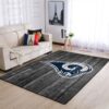 Los Angeles Rams Nfl Team Logo Grey Wooden Style Style Nice Gift Home Decor Rectangle Area Rug