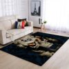 Los Angeles Rams Nfl Team Logo Skull Style Nice Gift Home Decor Rectangle Area Rug