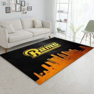 Los Angeles Rams Skyline NFL Area Rug
