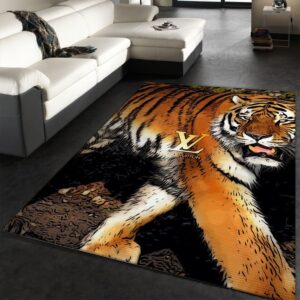 Louis Vuitton Area Rug Living Room Rug Christmas Gift US Decor
