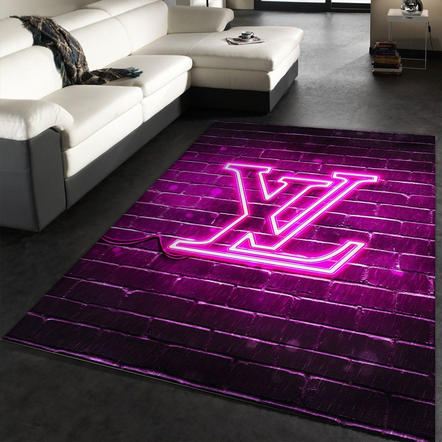 Louis Vuitton Rug Bedroom Rug Christmas Gift US Decor