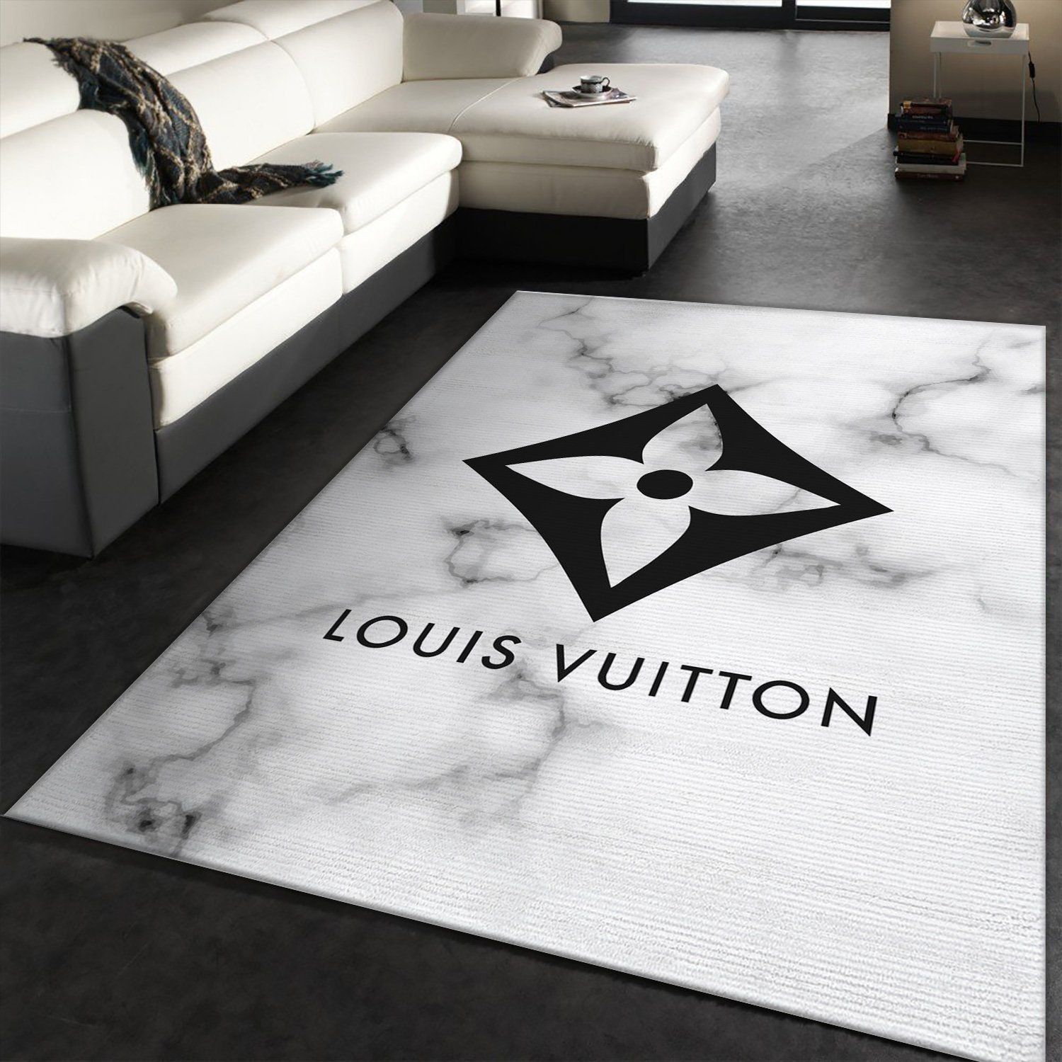 Louis Vuitton Rectangle Rug Living Room Rug Floor Decor Home Decor