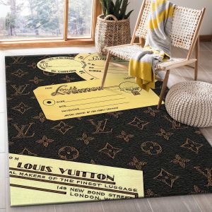 Lv Area Rugs Fashion Brand Rug Christmas Gift US Decor - Travels