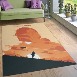 Mandalorian Baby Yoda Ver10 Christmas Gift Rug Bedroom Rug Floor Decor Home Decor