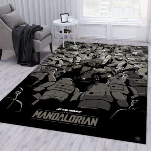 Mandalorian Baby Yoda Ver13 Area Rug Bedroom Rug Home Decor