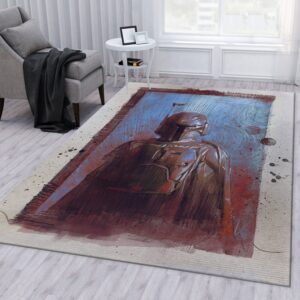 Mandalorian Baby Yoda Ver15 Area Rug Bedroom Rug US Gift Decor