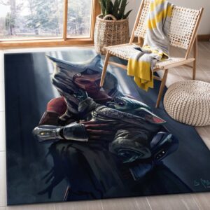 Mandalorian Baby Yoda Ver20 Christmas Gift Rug Bedroom Rug Home Decor