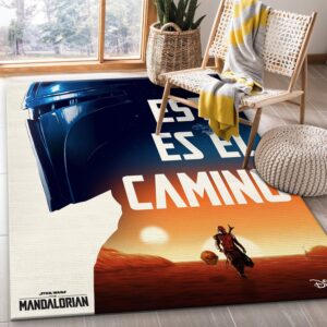 Mandalorian Baby Yoda Ver3 Rug Bedroom Rug US Gift Decor