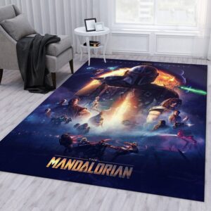 Mandalorian Baby Yoda Ver47 Area Rug For Christmas Bedroom Rug Floor Decor Home Decor