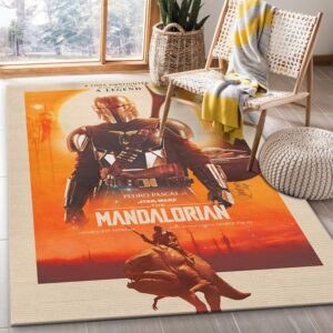 Mandalorian Baby Yoda Ver48 Rug Living Room Rug Floor Decor Home Decor
