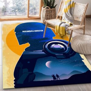 Mandalorian Baby Yoda Ver49 Christmas Gift Rug Bedroom Rug Home Decor