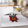 Mandalorian Baby Yoda Ver50 Christmas Gift Rug Bedroom Rug Home Decor