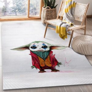 Mandalorian Baby Yoda Ver50 Christmas Gift Rug Bedroom Rug Home Decor