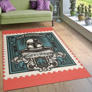 Mandalorian Baby Yoda Ver53 Christmas Gift Rug Bedroom Rug US Gift Decor