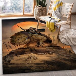 Mandalorian Baby Yoda Ver63 Christmas Gift Rug Living Room Rug Home Decor
