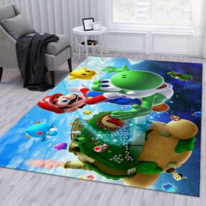 Mario Fly Area Rug Living Room Rug US Gift Decor