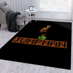 Mario Jumpman Doodle Jordan Area Rug For Christmas Bedroom Rug US Gift Decor