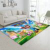 Mario Kingdom Gaming Area Rug Bedroom Rug Floor Decor Home Decor