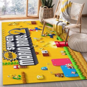 Mario Ver1 Area Rug Bedroom Rug Floor Decor Home Decor