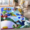 Mario Ver10 Gaming Area Rug Living Room Rug Family Gift US Decor