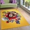 Mario Ver11 Area Rug For Christmas Bedroom Rug Floor Decor Home Decor