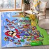 Mario Ver7 Area Rug Living Room Rug Floor Decor Home Decor
