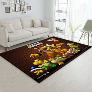 Mario Ver9 Area Rug For Christmas Living Room Rug Family Gift US Decor
