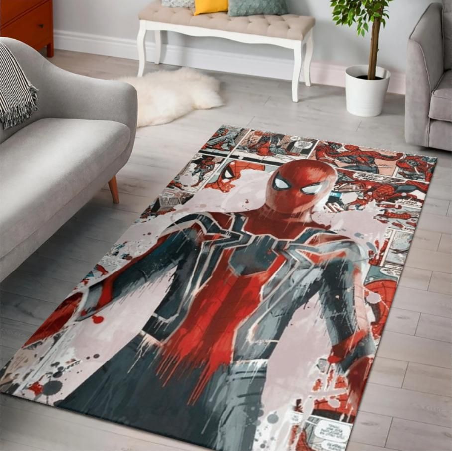 Marvel Spider Man Area Rug Rugs For Living Room Rug Home Decor