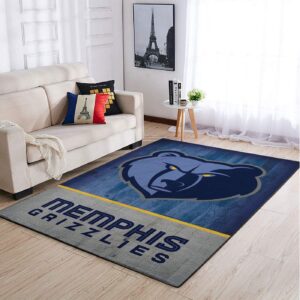 Memphis Grizzlies Nba Team Logo Style Nice Gift Home Decor Rectangle Area Rug