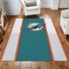 Miami Dolphins 11 NFL Noel Gift Rug Living Room Rug Floor Decor Home Decor