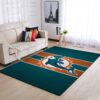 Miami Dolphins Area Rug Nfl Football Floor Decor 1910071