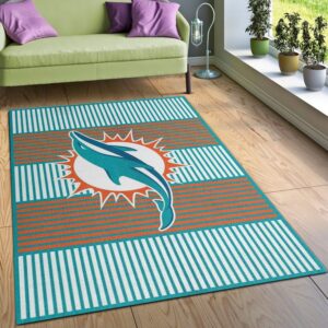 Miami Dolphins Imperial Champion Rug NFL Area Rug Carpet