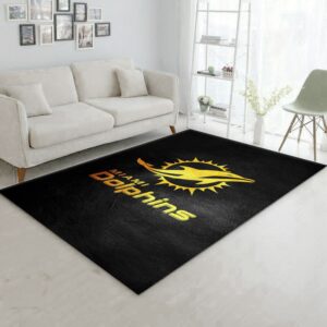 Miami Dolphins NFL Area Rug For Christmas