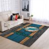 Miami Dolphins Nfl Team Logo Wooden Style Style Nice Gift Home Decor Rectangle Area Rug
