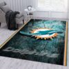Miami Edge Galaxy NFL Noel Gift Rug Living Room Rug Floor Decor Home Decor